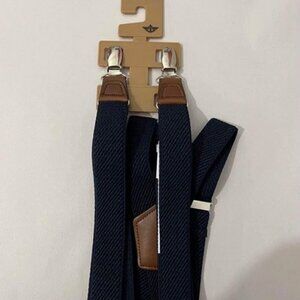 Dockers Navy Blue Suspenders Size S/L